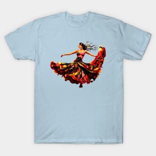 The beautiful flamenco dancer T-Shirt